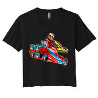 Go Karts Women's Crop Top Tee