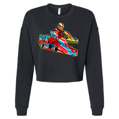 Go Karts Cropped Pullover Crew