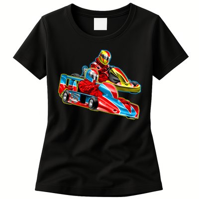 Go Karts Womens T-Shirt