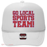 Go Local Sports Team High Crown Mesh Back Trucker Hat