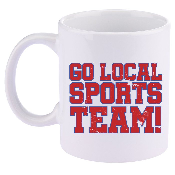 Go Local Sports Team 11oz C Handle Ceramic Mug