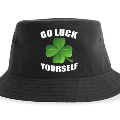 Go Luck Yourself Funny St. Patrick's Day Sustainable Bucket Hat