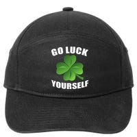 Go Luck Yourself Funny St. Patrick's Day 7-Panel Snapback Hat