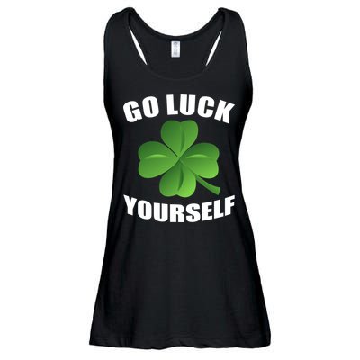 Go Luck Yourself Funny St. Patrick's Day Ladies Essential Flowy Tank