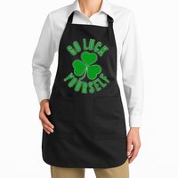 Go Luck Yourself Irish Clover Apron