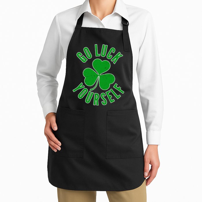 Go Luck Yourself Irish Clover Apron