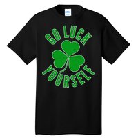 Go Luck Yourself Irish Clover Tall T-Shirt