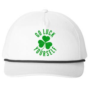 Go Luck Yourself Irish Clover Snapback Five-Panel Rope Hat