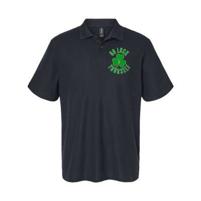 Go Luck Yourself Irish Clover Polo