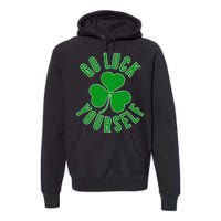 Go Luck Yourself Irish Clover Premium Hoodie