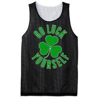 Go Luck Yourself Irish Clover Mesh Reversible Basketball Jersey Tank