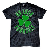 Go Luck Yourself Irish Clover Tie-Dye T-Shirt