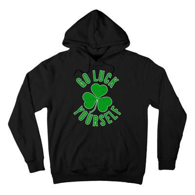 Go Luck Yourself Irish Clover Tall Hoodie