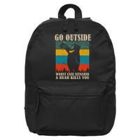 Go Outside Worst Case Scenario A Bear Kills You 16 in Basic Backpack