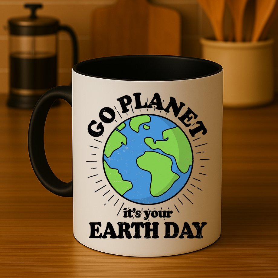 Go Planet It's Your Earth Day Celebrating Earth Day Mug