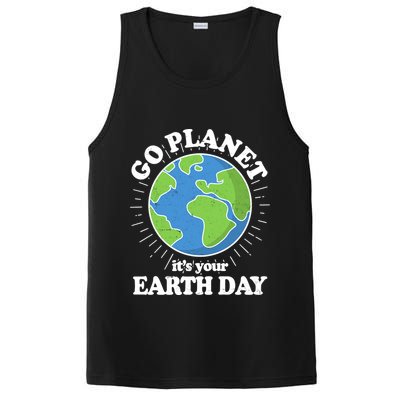 Go Planet It's Your Earth Day Celebrating Earth Day PosiCharge Competitor Tank