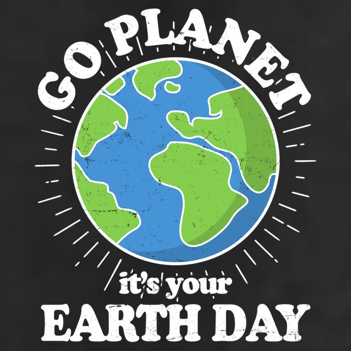Go Planet It's Your Earth Day Celebrating Earth Day Golf Towel