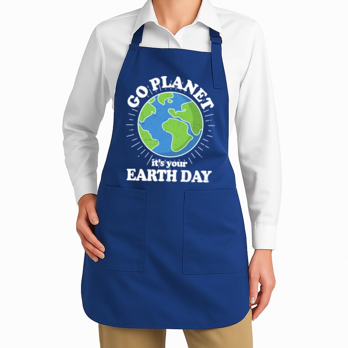 Go Planet It's Your Earth Day Celebrating Earth Day Apron