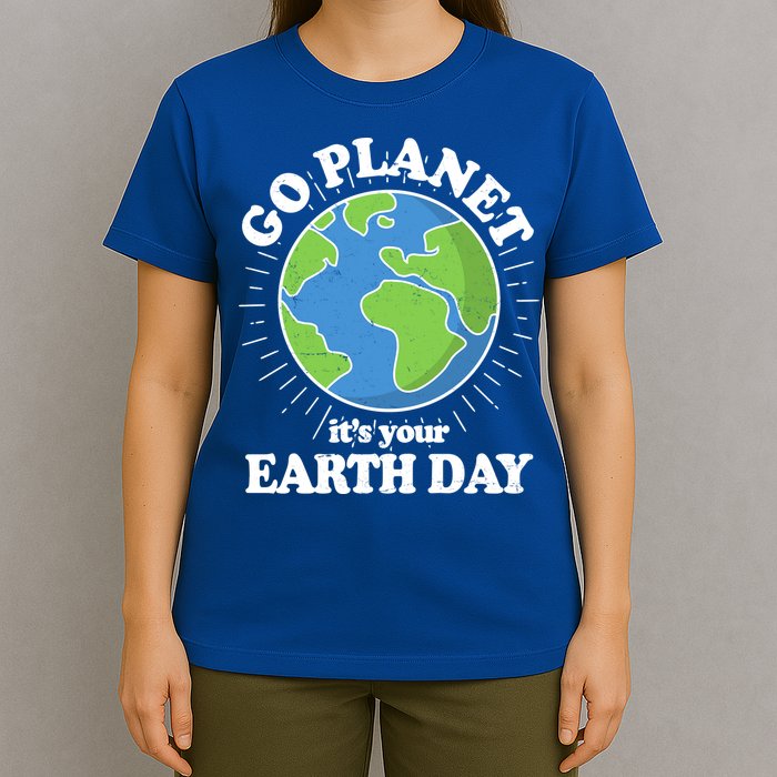 Go Planet It's Your Earth Day Celebrating Earth Day T-Shirt