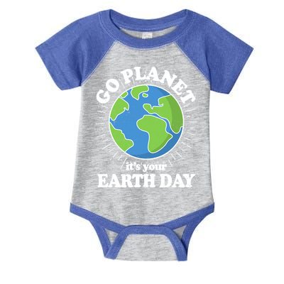 Go Planet It's Your Earth Day Celebrating Earth Day Infant Baby Jersey Bodysuit