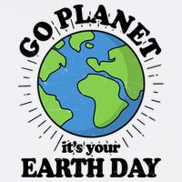 Go Planet It's Your Earth Day Celebrating Earth Day Garment-Dyed Sweatshirt
