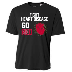 Go Red Fight Heart Health Awareness Cooling Performance Crew T-Shirt