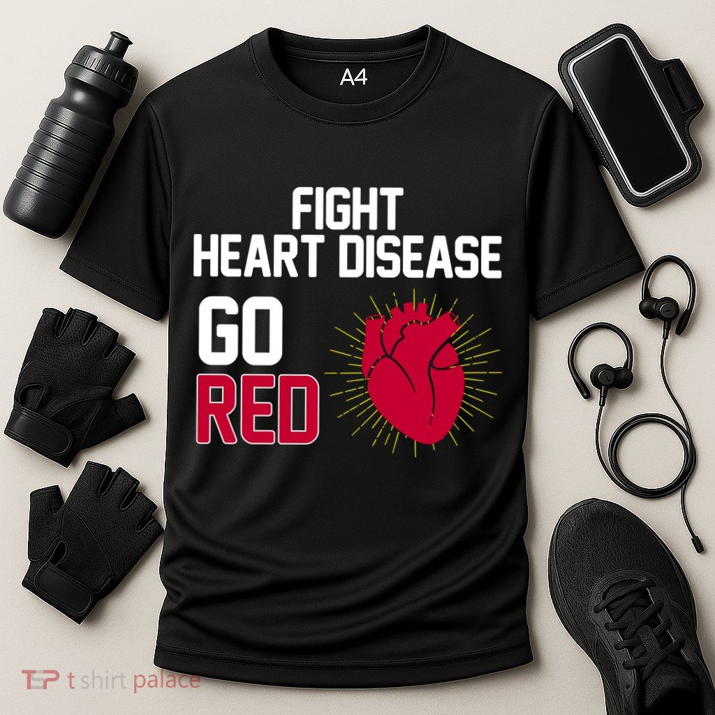 Go Red Fight Heart Health Awareness Performance Shirt