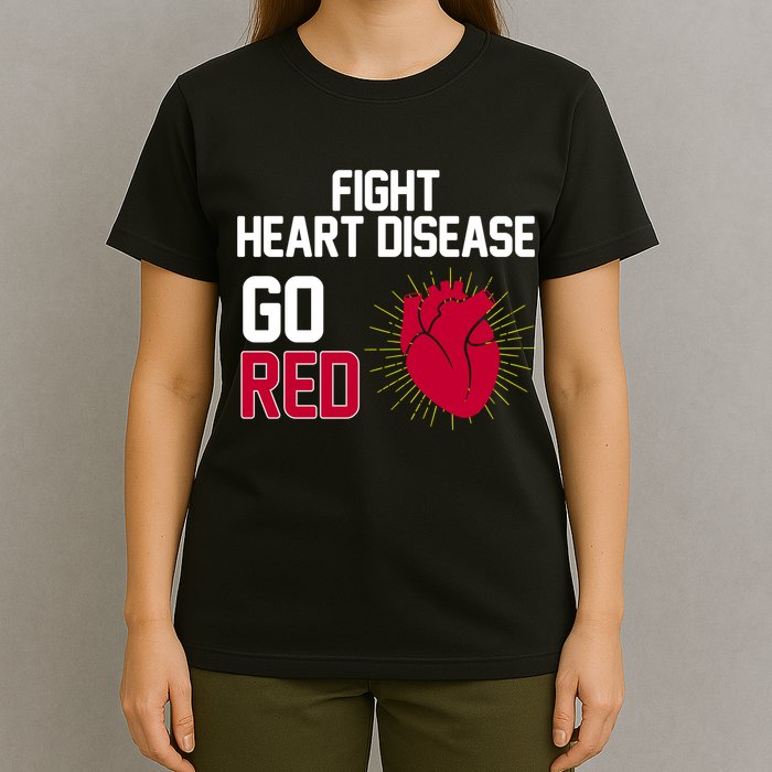 Go Red Fight Heart Health Awareness T-Shirt