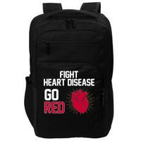 Go Red Fight Heart Health Awareness Impact Tech Backpack