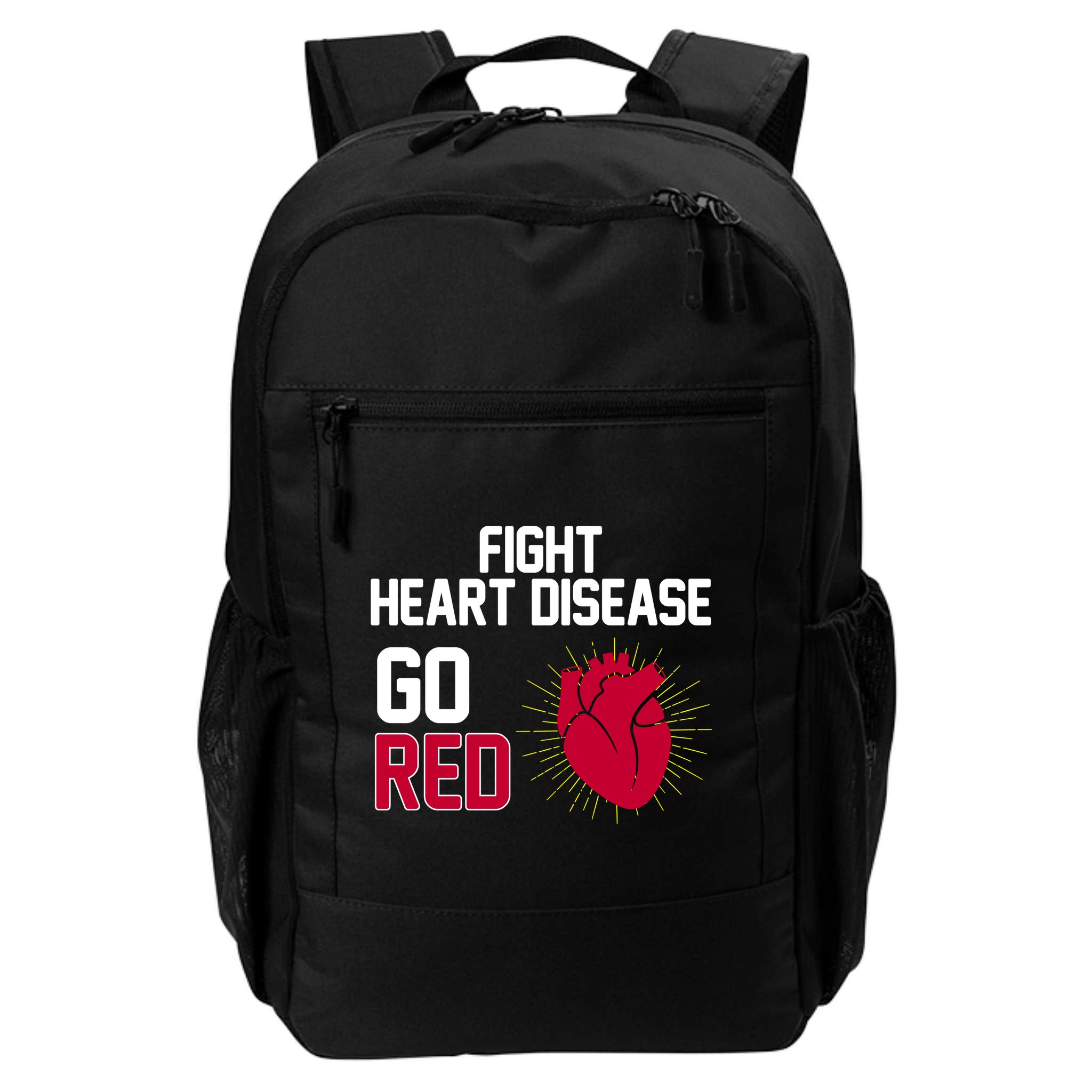 Go Red Fight Heart Health Awareness Backpack