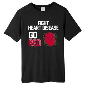 Go Red Fight Heart Health Awareness Tall Fusion ChromaSoft Performance T-Shirt