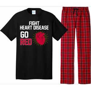 Go Red Fight Heart Health Awareness Pajama Set