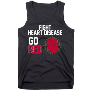 Go Red Fight Heart Health Awareness Tank Top