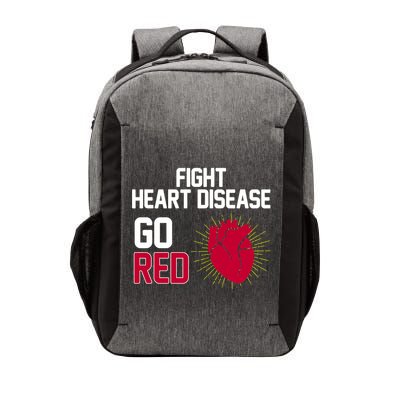 Go Red Fight Heart Health Awareness Vector Backpack