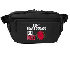 Go Red Fight Heart Health Awareness Crossbody Pack