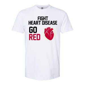 Go Red Fight Heart Health Awareness Softstyle CVC T-Shirt