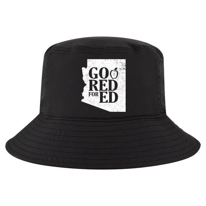 Go Red For Ed Distressed Cool Comfort Performance Bucket Hat