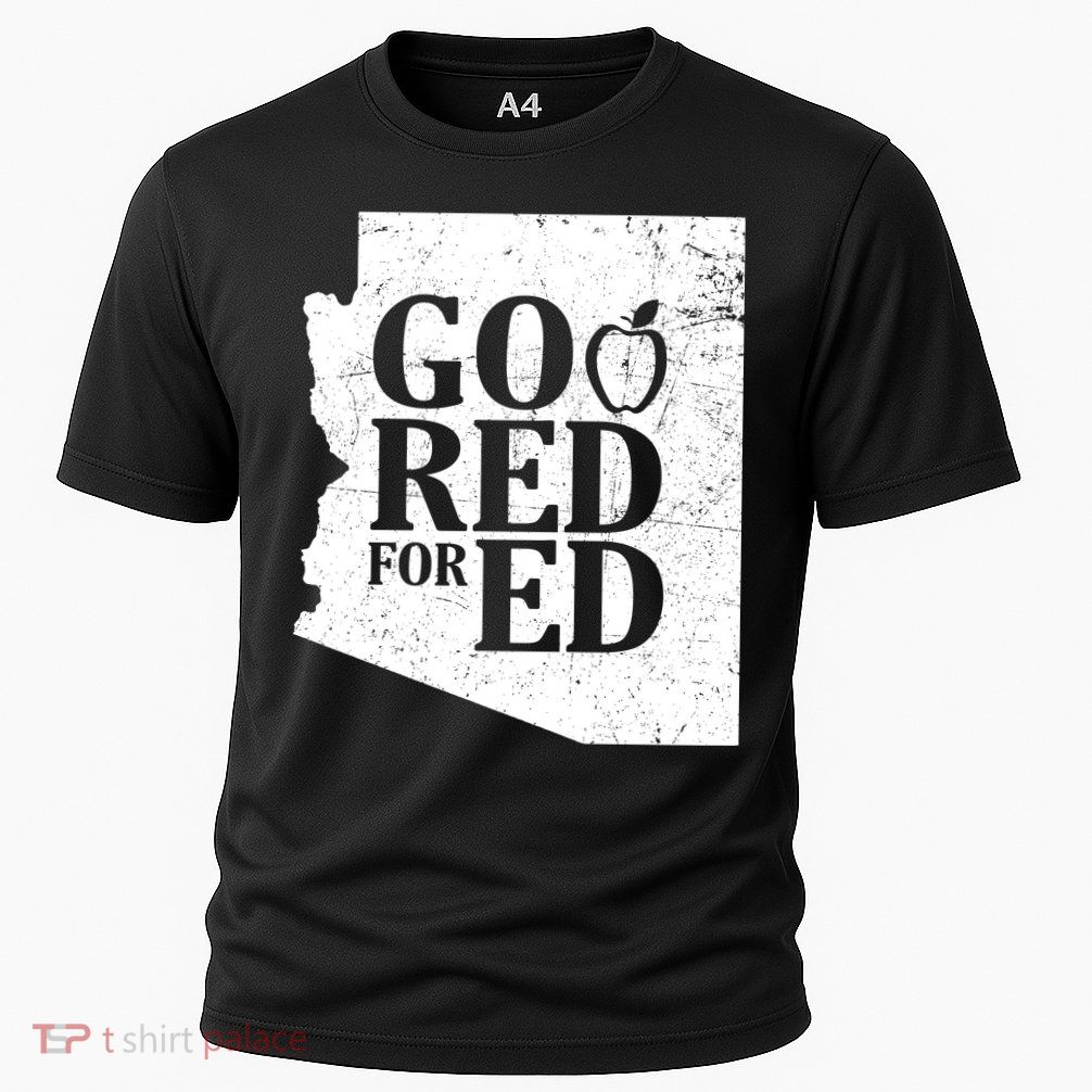 Go Red For Ed Distressed Cooling Performance Crew T-Shirt