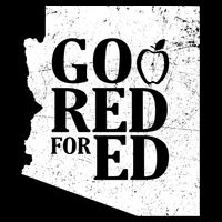 Go Red For Ed Distressed Backpack