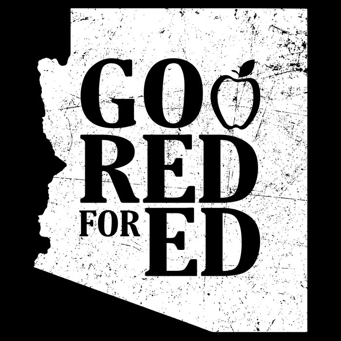 Go Red For Ed Distressed Backpack