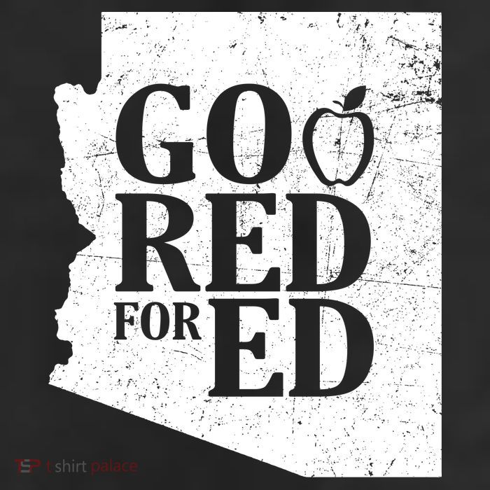 Go Red For Ed Distressed Adult Drive Performance Visor