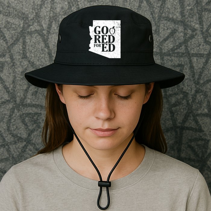 Go Red For Ed Distressed Bucket Hat