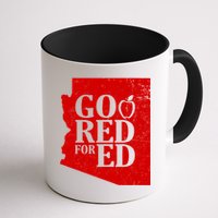 Go Red For Ed Distressed Mug