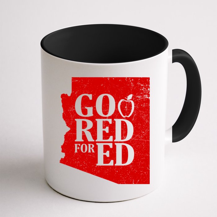 Go Red For Ed Distressed Mug