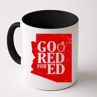 Go Red For Ed Distressed Mug