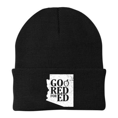 Go Red For Ed Distressed Beanie