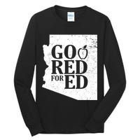Go Red For Ed Distressed Tall Long Sleeve T-Shirt