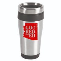 Go Red For Ed Distressed 16oz Travel Tumbler