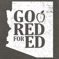 Go Red For Ed Distressed Cotton Canvas Backpack