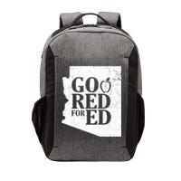 Go Red For Ed Distressed Vector Backpack